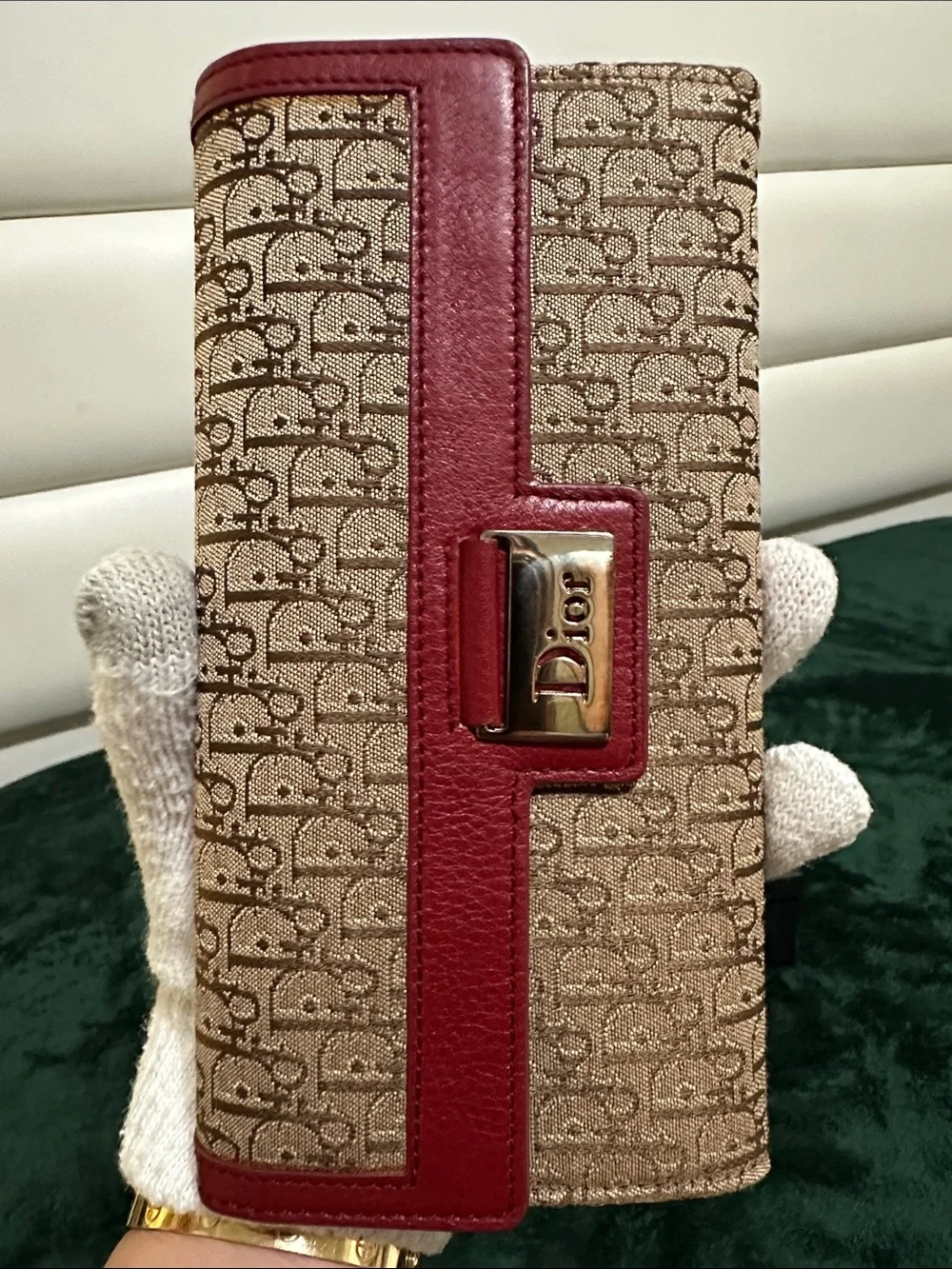 Christian Dior Canvas Wallet